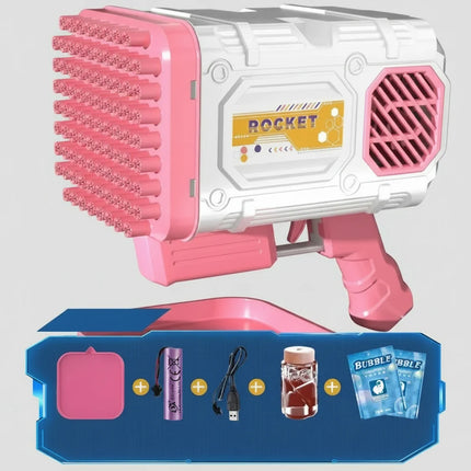 Lithium Battery Bubble Machine with Handheld Design | Automatic Bubble Maker for Outdoor Games and Summer Fun