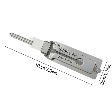 Key Decoder Tool with 2-in-1 Design | Precision Lock Picking for Professional Locksmiths
