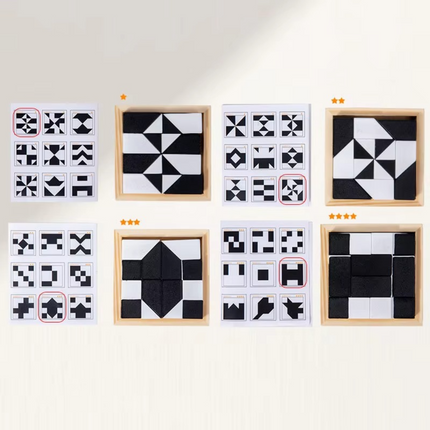 Logic Puzzle Game for Brain Teasers with Dual-Color Pieces | Interactive Challenge for Strategy and Spatial Skills
