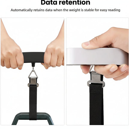 Digital Luggage Scale with Backlit LCD Display | Accurate Weight Measurement for Avoiding Baggage Fees