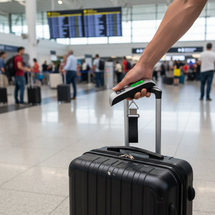 Digital Luggage Scale with Backlit LCD Display | Accurate Weight Measurement for Avoiding Baggage Fees