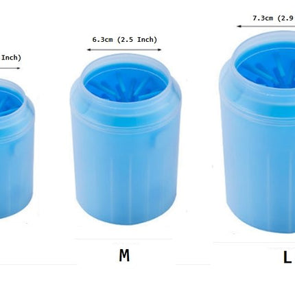 Pet Paw Cleaner with Gentle Bristles | Portable Solution for Clean Paws