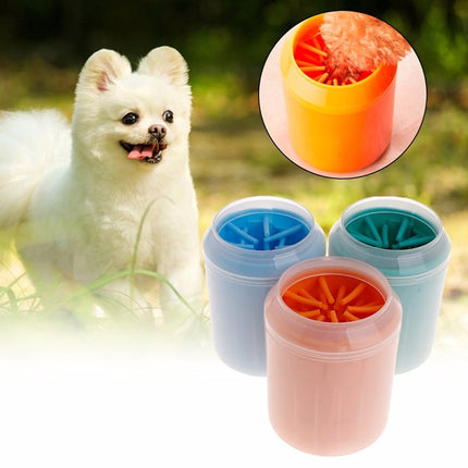 Pet Paw Cleaner with Gentle Bristles | Portable Solution for Clean Paws