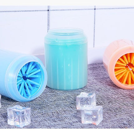 Pet Paw Cleaner with Gentle Bristles | Portable Solution for Clean Paws