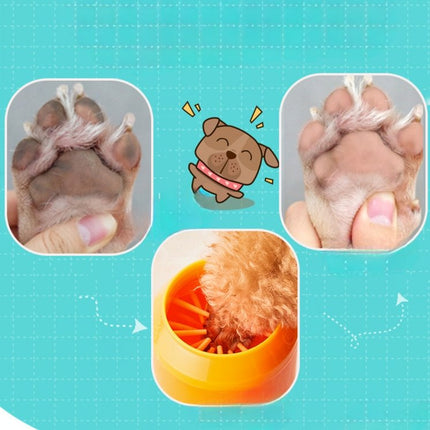 Pet Paw Cleaner with Gentle Bristles | Portable Solution for Clean Paws