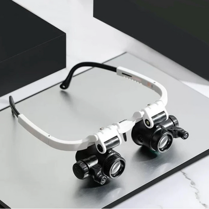 LED Magnifying Glasses with Adjustable Lenses & Built-In Lighting | Precision Viewing for Jewelry Inspection and Repairs