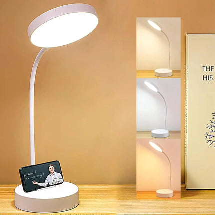 LED Desk Lamp with Adjustable Swan-Neck & Touch Control | Flexible Lighting for Study and Work