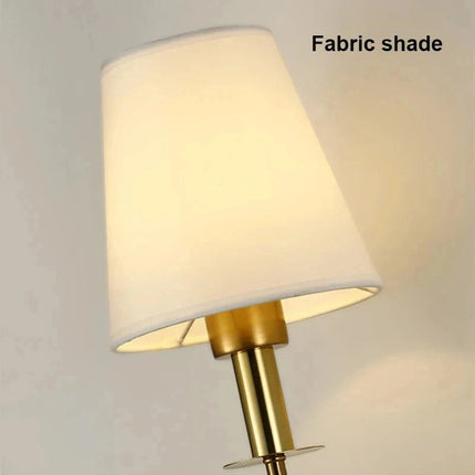 Nordic LED Wall Sconce with Fabric Shade | Stylish Ambient Lighting for Bedrooms and Living Rooms