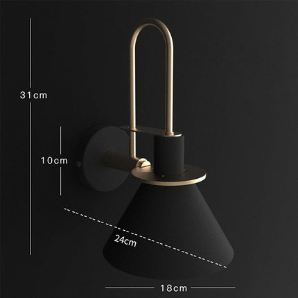 Postmodern Wall Lamp with Premium Metal Finish | Stylish Illumination for Modern Interiors