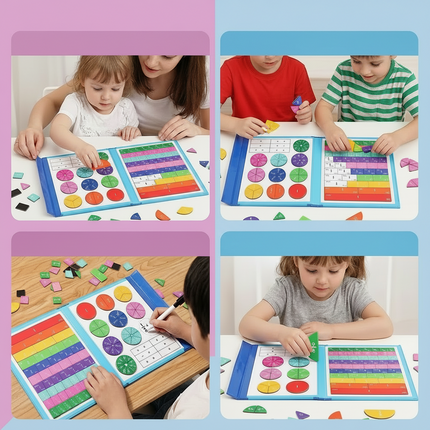 Magnet Math Educational Toy Set with Color-Coded Magnetic Numbers | Hands-On Learning for Early Math Skills