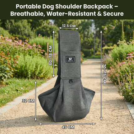 Dog Backpack Carrier, Breathable Water Resistant Pet Carrier for Walking and Travel – image 5