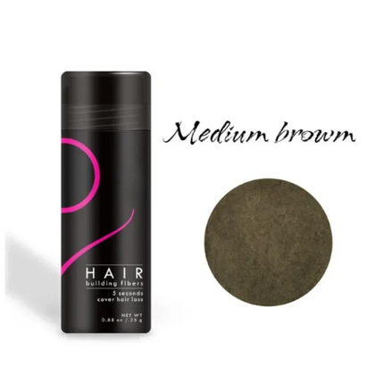 Hair Building Fibres Powder for Thinning Hair, 9 Shades Sweat Resistant Grey Root Touch Up Concealer