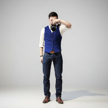Men's Casual Vest with Sleeveless Design for Versatile Style | Ideal for Layering or Formal Occasions