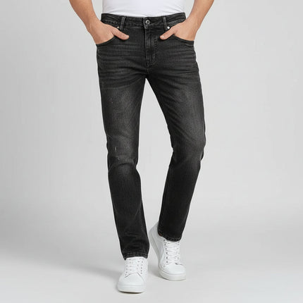 Men's Casual Jeans with Practical Pockets | Lightly Distressed Design for Ultimate Comfort and Versatility