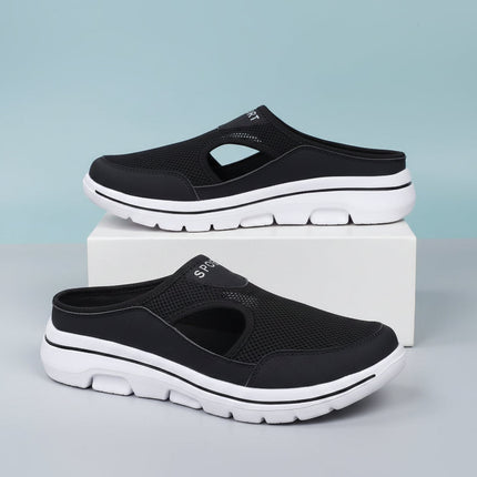 Men's Orthopedic Slippers with Breathable Mesh Upper | Supportive Slip-On Footwear for All-Day Comfort