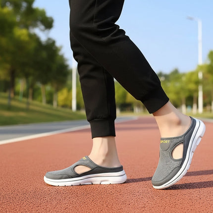 Men's Orthopedic Slippers with Breathable Mesh Upper | Supportive Slip-On Footwear for All-Day Comfort