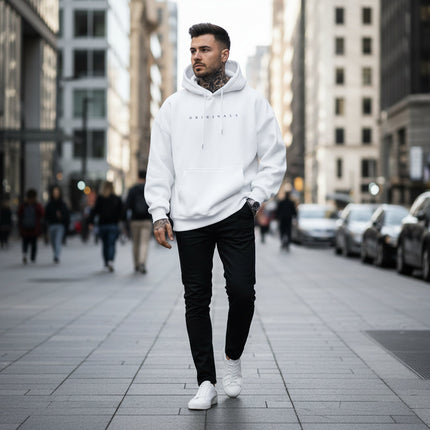 Men's Oversized Hoodie Sweatshirt with Long Sleeves | Relaxed Fit for Everyday Comfort and Style