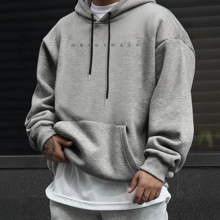 Men's Oversized Hoodie Sweatshirt with Long Sleeves | Relaxed Fit for Everyday Comfort and Style