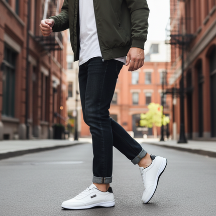 Men's Athletic Running Shoes with Anti-Slip Grip | Comfortable Casual Sneakers for Everyday Wear