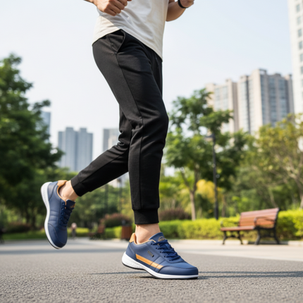 Men's Athletic Running Shoes with Anti-Slip Grip | Comfortable Casual Sneakers for Everyday Wear