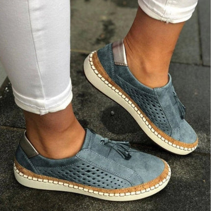 Women's Casual Slip On Walking Loafers with Arch Support | Comfortable Everyday Shoes for Travel and Daily Use