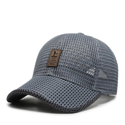 Men's Summer Cap with Breathable Mesh & UV Protection | Lightweight Outdoor Hat for Sun Safety