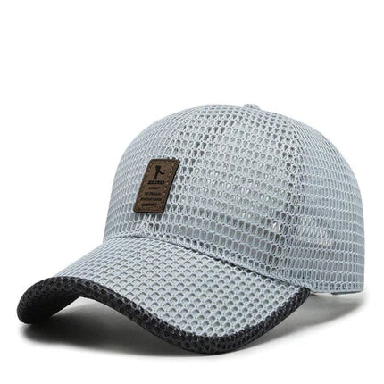 Men's Summer Cap with Breathable Mesh & UV Protection | Lightweight Outdoor Hat for Sun Safety