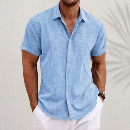 Men's Casual Summer Shirt with Short Sleeves | Effortless Style for Warm-Weather Outings