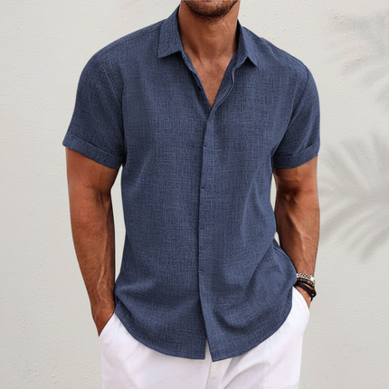 Men's Casual Summer Shirt with Short Sleeves | Effortless Style for Warm-Weather Outings
