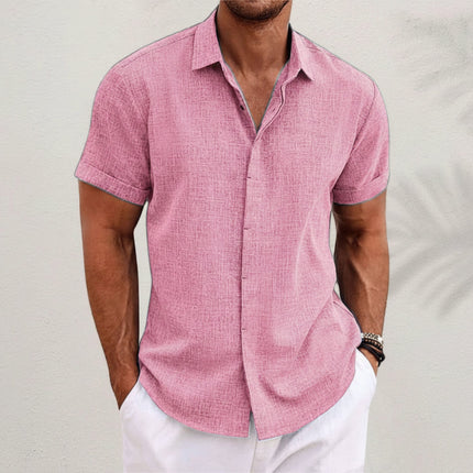 Men's Casual Summer Shirt with Short Sleeves | Effortless Style for Warm-Weather Outings