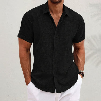 Men's Casual Summer Shirt with Short Sleeves | Effortless Style for Warm-Weather Outings