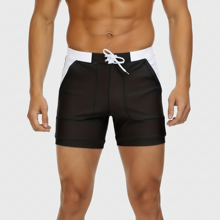 Men's Swim Trunks Quick Dry Beach Shorts with Elastic Waistband | Comfortable Water Sports Shorts for Summer Adventures