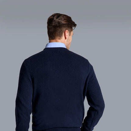 Men's Cashmere Sweater with Classic Crew Neck Design | Versatile Pullover for Timeless Style and Comfort