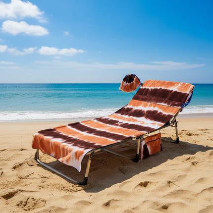 Quick-Dry Oversized Microfiber Beach Towel with Pockets | Comfortable Storage for Beach and Pool Outings