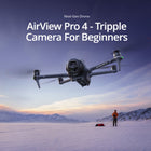 Drone with Camera, Foldable Camera Drone for Beginners, Quadcopter Drone with Triple Camera and 6K HDR Video