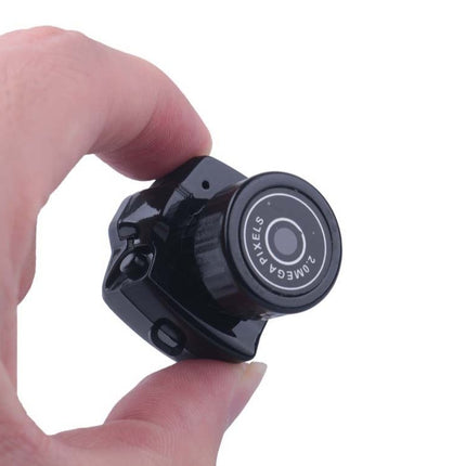 Mini Keychain Camera with 5x Zoom, 2MP Solar Cell Powered Pocket Camera for Candid Travel Photos