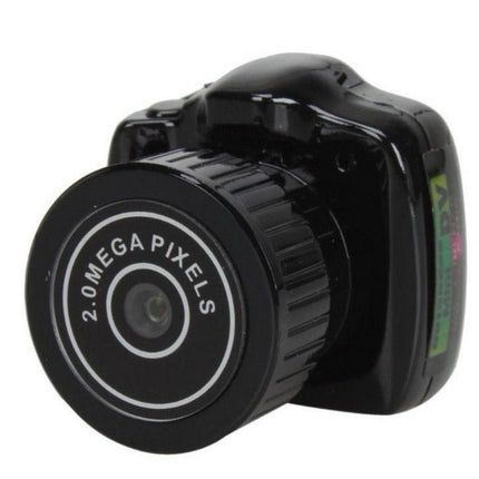 Mini Keychain Camera with 5x Zoom, 2MP Solar Cell Powered Pocket Camera for Candid Travel Photos