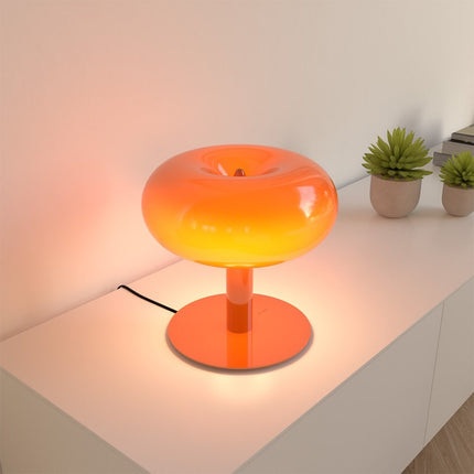 Modern LED Table Lamp with Touch Dimmable Control | Stylish Crystal and Glass Design for Adjustable Lighting