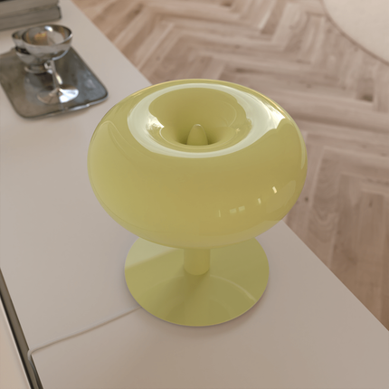 Modern LED Table Lamp with Touch Dimmable Control | Stylish Crystal and Glass Design for Adjustable Lighting