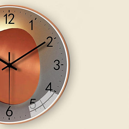 Silent Wall Clock with Decorative Design | Modern Accent Piece for Home and Office Decor