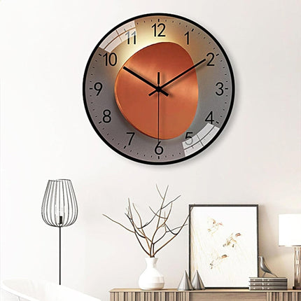 Silent Wall Clock with Decorative Design | Modern Accent Piece for Home and Office Decor