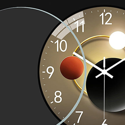 Silent Wall Clock with Decorative Design | Modern Accent Piece for Home and Office Decor