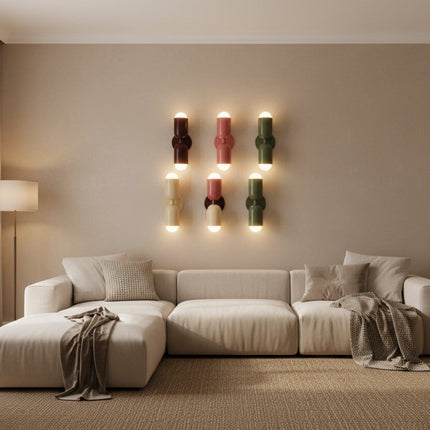 Modern Wall Lamp with Dual Bulb Design for Warm Ambient Lighting | Stylish Indoor Decor for Living Rooms and Bedrooms