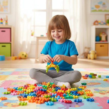 Montessori Building Blocks Set with Interlocking Design | Creative Learning Toys for Imaginative Play and Skill Development
