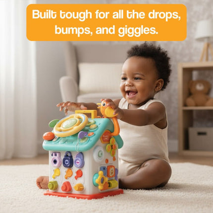 Montessori Activity Toy for Fine Motor Skills with Interactive Features | Engaging Learning Fun for Toddlers 0-36 Months