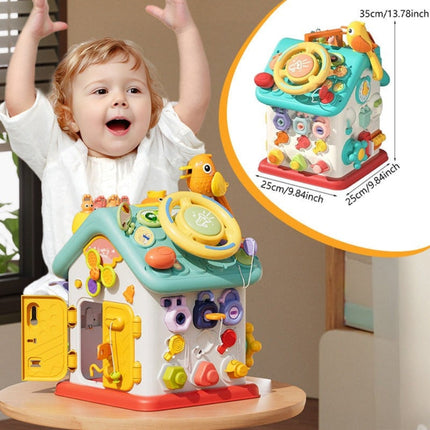 Montessori Activity Toy for Fine Motor Skills with Interactive Features | Engaging Learning Fun for Toddlers 0-36 Months