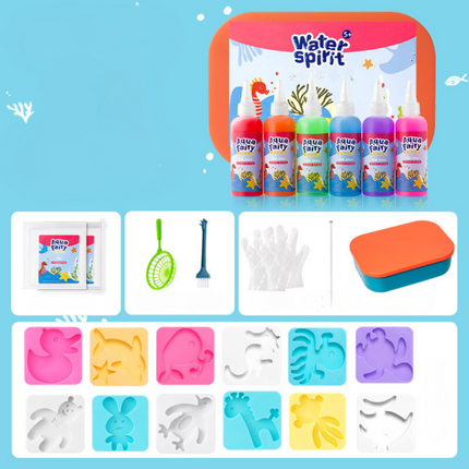 Water Jelly Creative Set for Kids with Animal & Ocean Molds | Engaging Montessori Toy for Fine Motor Skill Development
