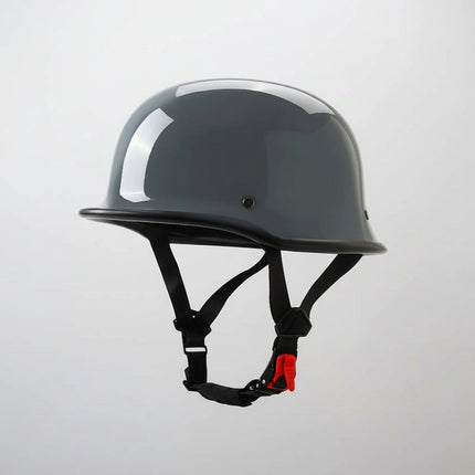 DOT Approved Motorcycle Half Face Helmet with Quick-Release Buckle | Comfortable Protection for Commuting and Road Trips