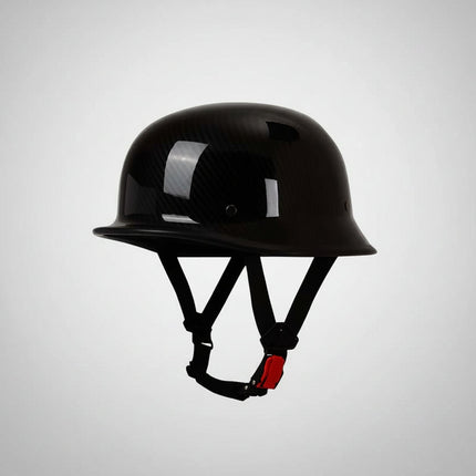 DOT Approved Motorcycle Half Face Helmet with Quick-Release Buckle | Comfortable Protection for Commuting and Road Trips