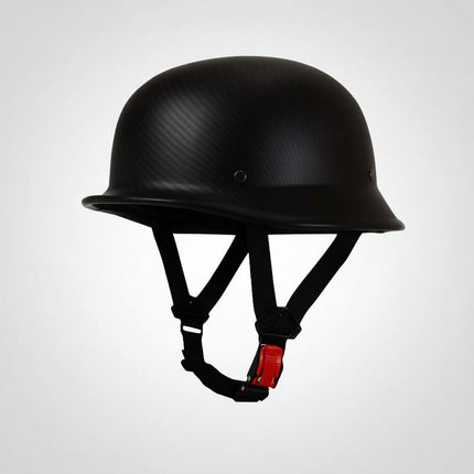 DOT Approved Motorcycle Half Face Helmet with Quick-Release Buckle | Comfortable Protection for Commuting and Road Trips